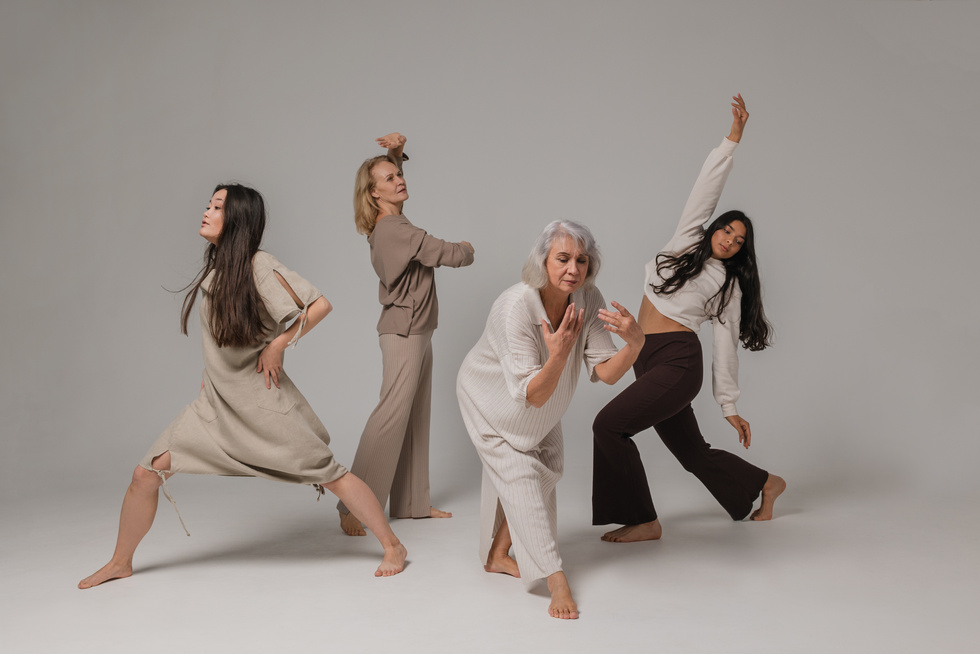 Women in Loungewear Dancing